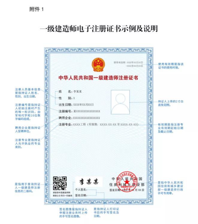 一級建造師實(shí)行電子證書，明年開始紙質(zhì)證書作廢